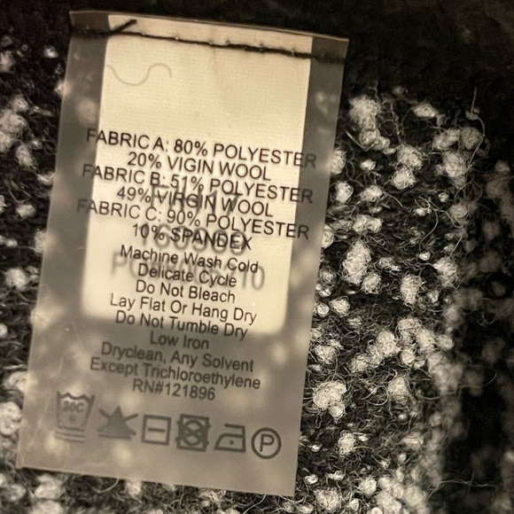 Title Nine | Wool Blend Longline Full Zip Jacket - Picture 6 of 7